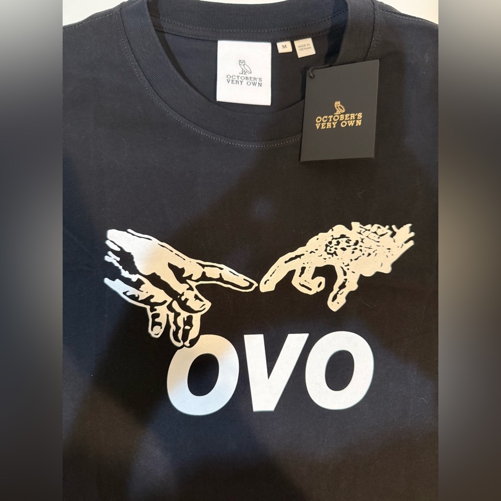 OVO Black Tee with Hand Graphic BRAND NEW WITH TAGS !